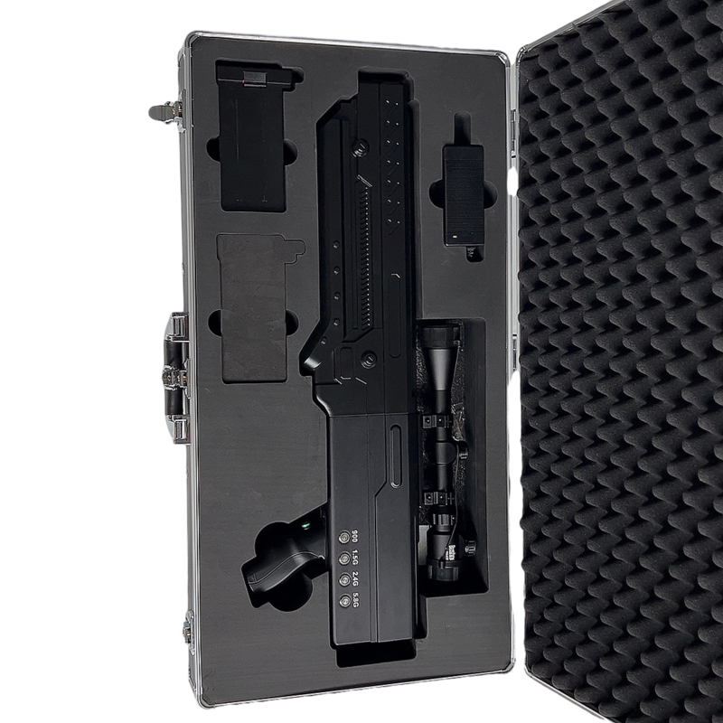  梁园手持便携式枪型低空防御反制四通道B型