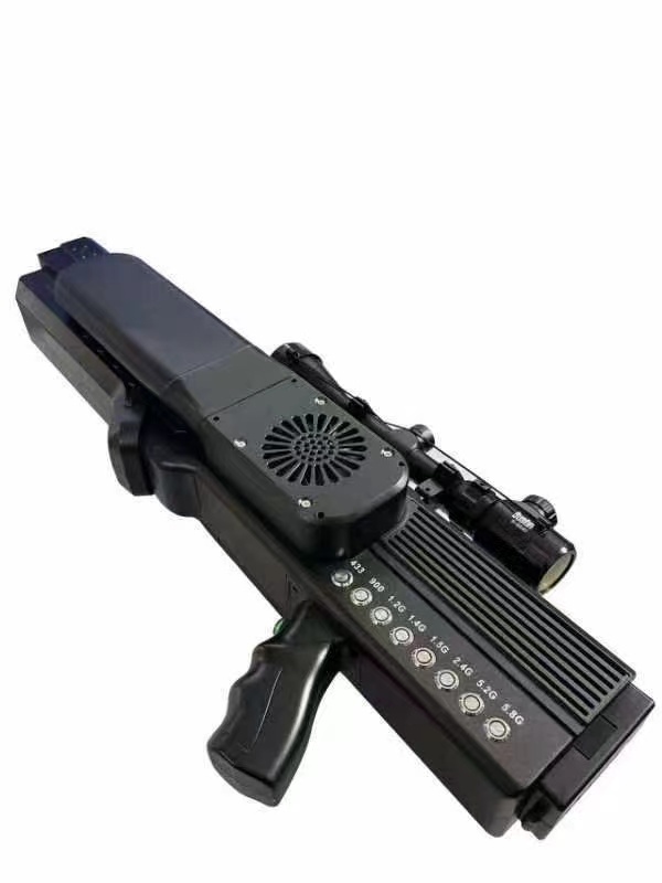  梁园手持便携式枪型低空防御反制八通道